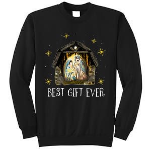 Best Ever Christmas Cool Jesus Nativity Scene Christian  Sweatshirt