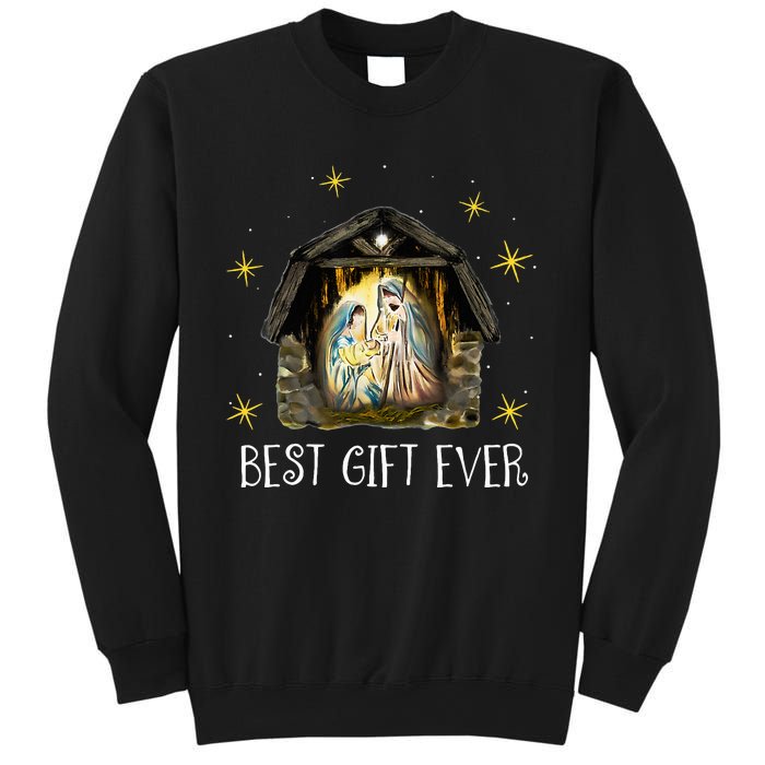 Best Ever Christmas Cool Jesus Nativity Scene Christian  Sweatshirt