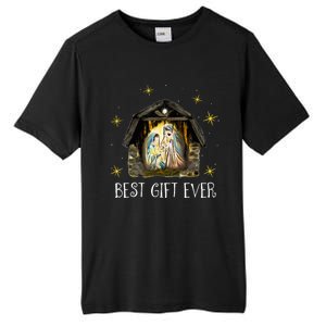 Best Ever Christmas Cool Jesus Nativity Scene Christian  Tall Fusion ChromaSoft Performance T-Shirt