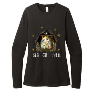 Best Ever Christmas Cool Jesus Nativity Scene Christian  Womens CVC Long Sleeve Shirt