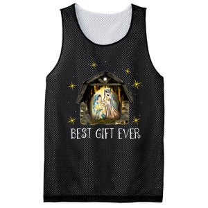 Best Ever Christmas Cool Jesus Nativity Scene Christian  Mesh Reversible Basketball Jersey Tank