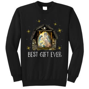 Best Ever Christmas Cool Jesus Nativity Scene Christian  Tall Sweatshirt