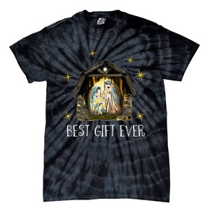 Best Ever Christmas Cool Jesus Nativity Scene Christian  Tie-Dye T-Shirt