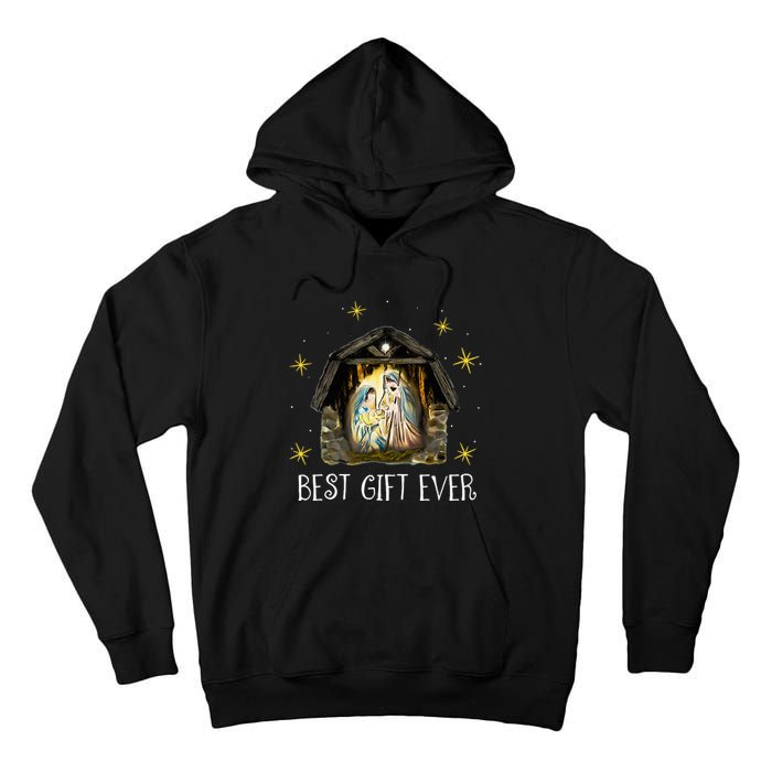 Best Ever Christmas Cool Jesus Nativity Scene Christian  Tall Hoodie