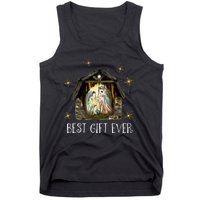 Best Ever Christmas Cool Jesus Nativity Scene Christian  Tank Top