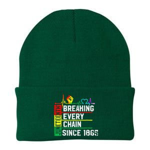 Breaking Every Chain Since 1865 Juneteenth Black History Knit Cap Winter Beanie