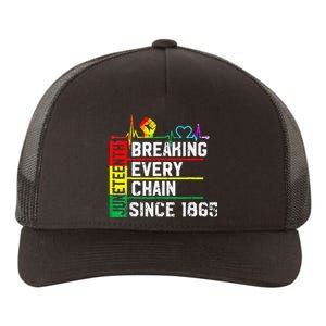 Breaking Every Chain Since 1865 Juneteenth Black History Yupoong Adult 5-Panel Trucker Hat