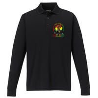 Breaking Every Chain Since 1865 Juneteenth Freedom Performance Long Sleeve Polo