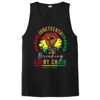 Breaking Every Chain Since 1865 Juneteenth Freedom PosiCharge Competitor Tank