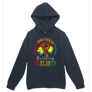 Breaking Every Chain Since 1865 Juneteenth Freedom Urban Pullover Hoodie