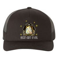 Best Ever Christmas Cool Jesus Nativity Scene Christian Yupoong Adult 5-Panel Trucker Hat