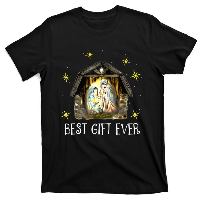 Best Ever Christmas Cool Jesus Nativity Scene Christian T-Shirt