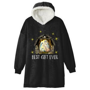 Best Ever Christmas Cool Jesus Nativity Scene Christian Hooded Wearable Blanket