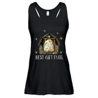 Best Ever Christmas Cool Jesus Nativity Scene Christian Ladies Essential Flowy Tank