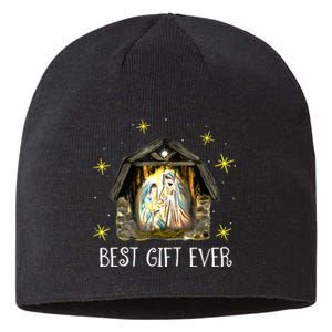 Best Ever Christmas Cool Jesus Nativity Scene Christian Sustainable Beanie