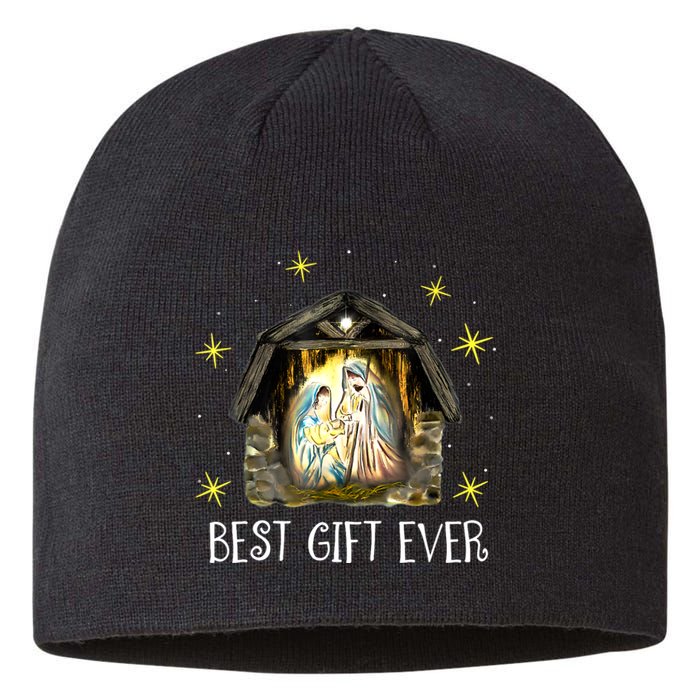 Best Ever Christmas Cool Jesus Nativity Scene Christian Sustainable Beanie