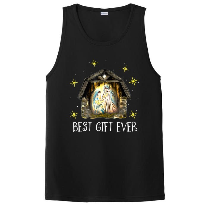 Best Ever Christmas Cool Jesus Nativity Scene Christian PosiCharge Competitor Tank