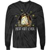 Best Ever Christmas Cool Jesus Nativity Scene Christian Tie-Dye Long Sleeve Shirt