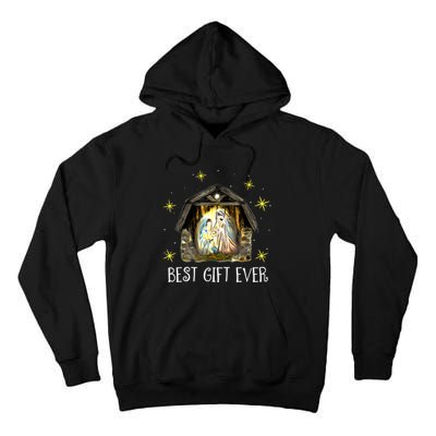 Best Ever Christmas Cool Jesus Nativity Scene Christian Tall Hoodie