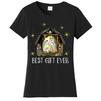 Best Ever Christmas Cool Jesus Nativity Scene Christian Women's T-Shirt