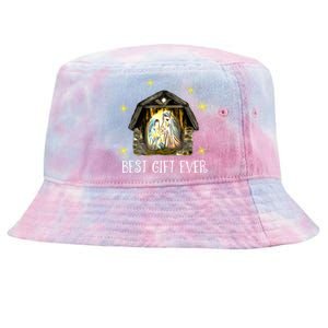 Best Ever Christmas Cool Jesus Nativity Scene Christian Tie-Dyed Bucket Hat