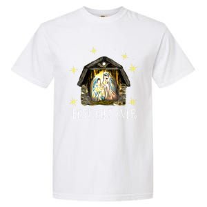 Best Ever Christmas Cool Jesus Nativity Scene Christian Garment-Dyed Heavyweight T-Shirt