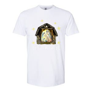 Best Ever Christmas Cool Jesus Nativity Scene Christian Softstyle CVC T-Shirt