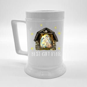 Best Ever Christmas Cool Jesus Nativity Scene Christian Beer Stein