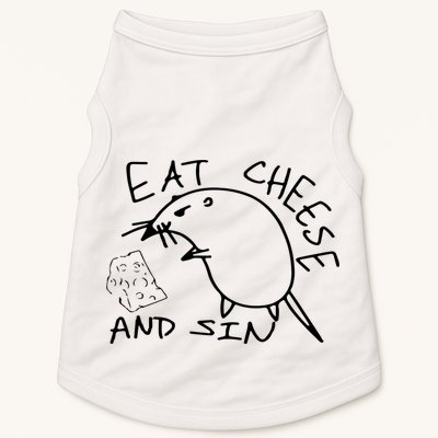 Buy Eat Cheese And Sin Funny Rat Doggie Tank