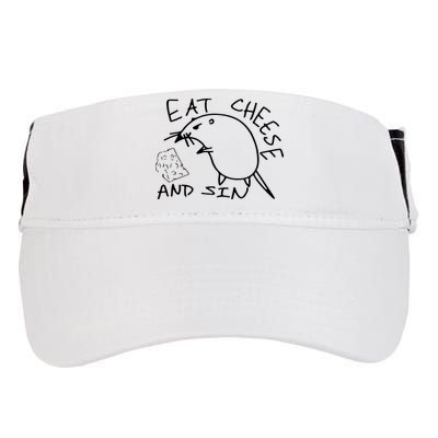 Buy Eat Cheese And Sin Funny Rat Adult Drive Performance Visor