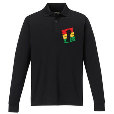 Break Every Chains Junenth Celebrate Freedom Day Gift Performance Long Sleeve Polo