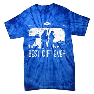 Best Ever Christmas Cool Jesus Nativity Scene Christian Tie-Dye T-Shirt