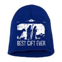 Best Ever Christmas Cool Jesus Nativity Scene Christian Short Acrylic Beanie