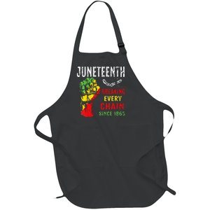 Breaking Every Chain Since 1865 Juneteenth Freedom Full-Length Apron With Pockets