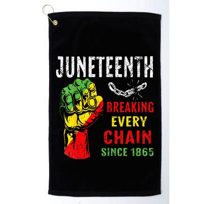 Breaking Every Chain Since 1865 Juneteenth Freedom Golf Towel