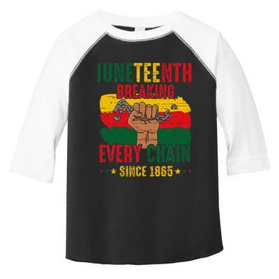 Breaking Every Chain Since 1865 Juneteenth Freedom Toddler Fine Jersey T-Shirt