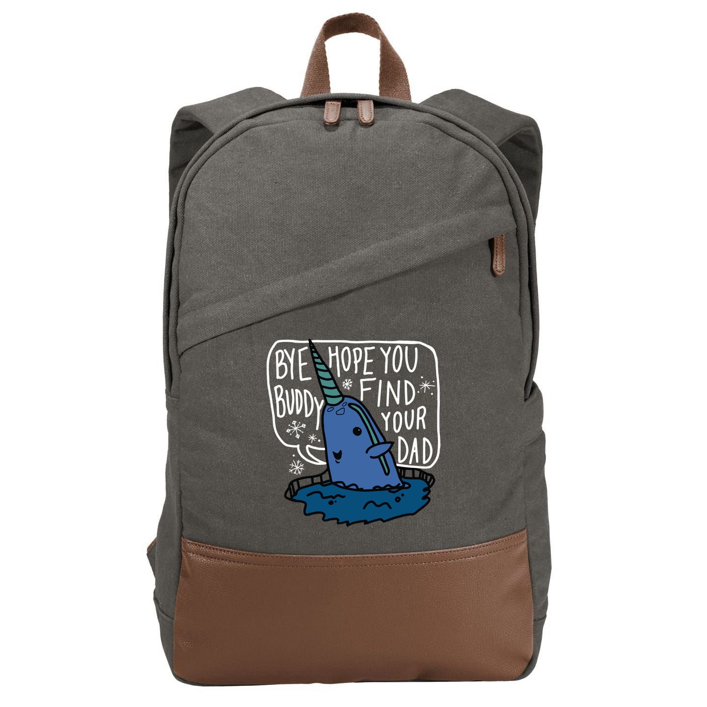 Buddy Elf Christmas Christmas Movie Cotton Canvas Backpack