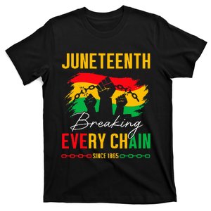 Breaking Every Chain Since 1865 Women Juneteenth T-Shirt