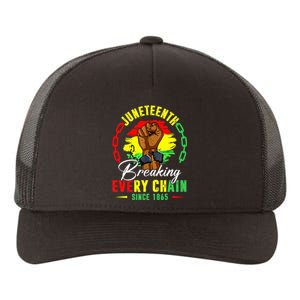 Breaking Every Chain Since 1865 Juneteenth Freedom Yupoong Adult 5-Panel Trucker Hat