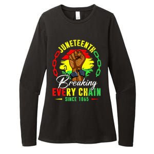 Breaking Every Chain Since 1865 Juneteenth Freedom Womens CVC Long Sleeve Shirt