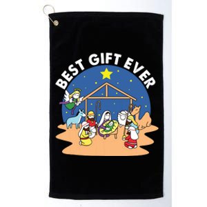 Best Ever Christmas Jesus Nativity Scene Christian Xmas Platinum Collection Golf Towel