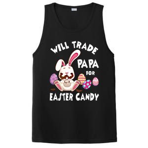 Bunny Eat Chocolate Eggs Will Trade Papa For Easter Candy Funny Gift PosiCharge Competitor Tank