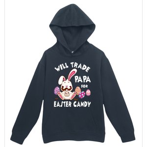 Bunny Eat Chocolate Eggs Will Trade Papa For Easter Candy Funny Gift Urban Pullover Hoodie