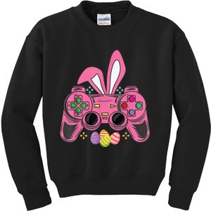 Bunny Eggs Costume Easter Day Gaming Video Game Kids Sweatshirt