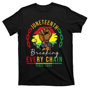 Breaking Every Chain Since 1865 Wo Juneteenth Freedom T-Shirt