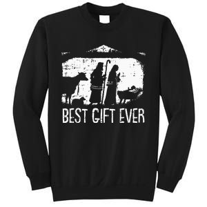 Best Ever Christmas Cool Jesus Nativity Scene Christian Sweatshirt