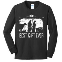 Best Ever Christmas Cool Jesus Nativity Scene Christian Kids Long Sleeve Shirt