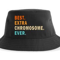 Best Extra Chromosome Ever Down Syndrome Awareness Vintage Sustainable Bucket Hat