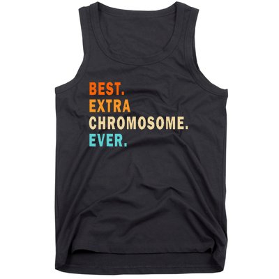 Best Extra Chromosome Ever Down Syndrome Awareness Vintage Tank Top