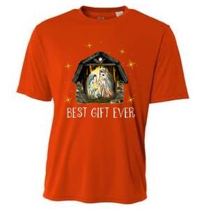 Best Ever Christmas Cool Jesus Nativity Scene Christian  Cooling Performance Crew T-Shirt